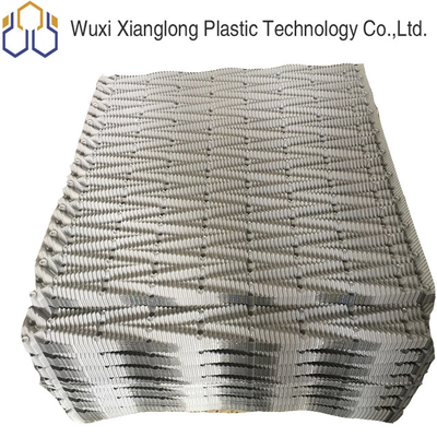 Alkali Resisting Cooling Tower Fill Media PVC ฟิลเลอร์รังผึ้ง 730mm 950mm