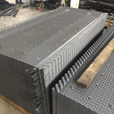 1950mm Pvc Fills สำหรับ Cooling Tower Black Cooling Tower Fill Media Replacement
