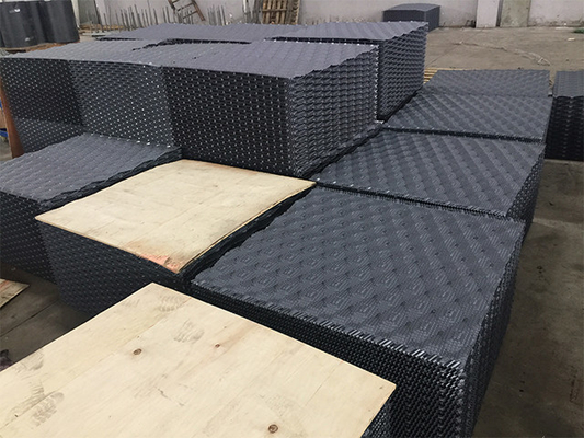 850X1000mm คูลลิ่งทาวเวอร์ Infill Air Cooling PVC Filler 0.32mm-0.6mm