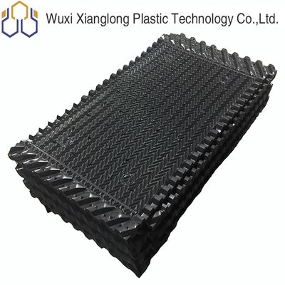 Cross Flow PVC Black Cooling Tower วัสดุบรรจุภัณฑ์คูลลิ่งทาวเวอร์