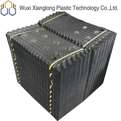 Cross Flow PVC Black Cooling Tower วัสดุบรรจุภัณฑ์คูลลิ่งทาวเวอร์
