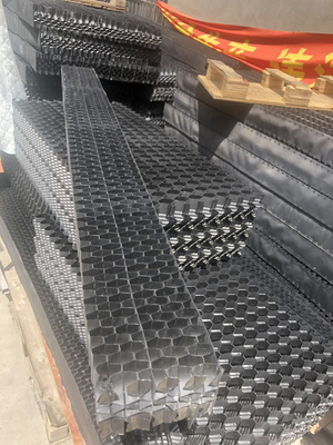 Cross flow wave PVC เครื่องกำจัดดริฟท์ PVC FILL สำหรับคูลลิ่งทาวเวอร์