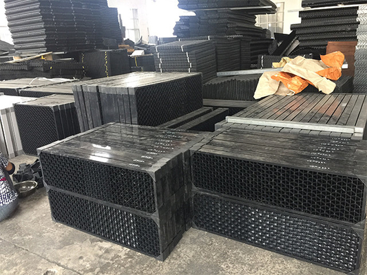 PVC Air Inlet Louver Cooling Tower 2400mm ความกว้าง 85mm Depth