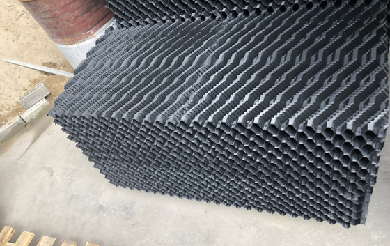 วัสดุกำจัดกลิ่นฟาร์มหมูสำหรับคูลลิ่งทาวเวอร์เติม Wusen Plastic Wet Curtain Filler