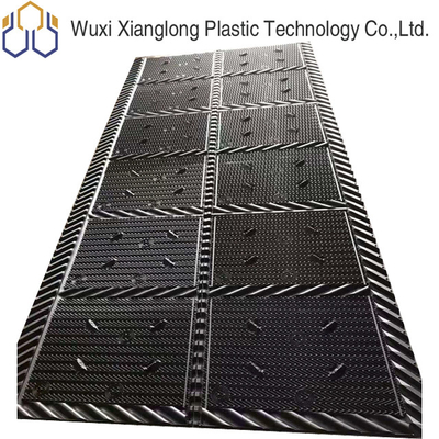 Black Cooling Tower Infill คูลลิ่งทาวเวอร์แพคเกจ PVC Filler 810mm