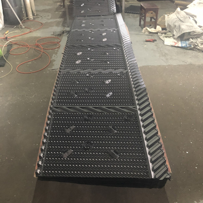 Black Cooling Tower Infill คูลลิ่งทาวเวอร์แพคเกจ PVC Filler 810mm