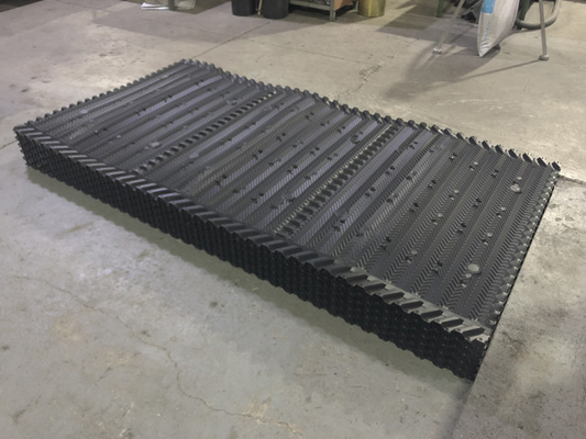 1250X2400mm Water Cooling Tower Infill แบบแขวนแผ่น PVC 16mm