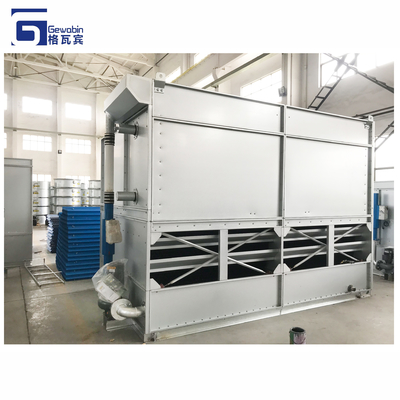 อุตสาหกรรม Counter-Flow Cooling Tower อากาศเย็น Evaporative Condenser