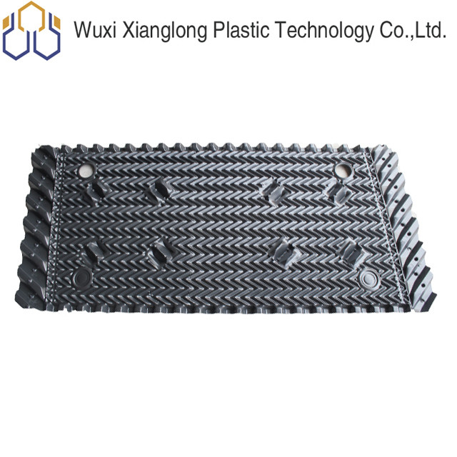 การจ่ายน้ำร้อน Cooling Tower Infill วัสดุ Cross Flow Media PVC Drift Eliminator