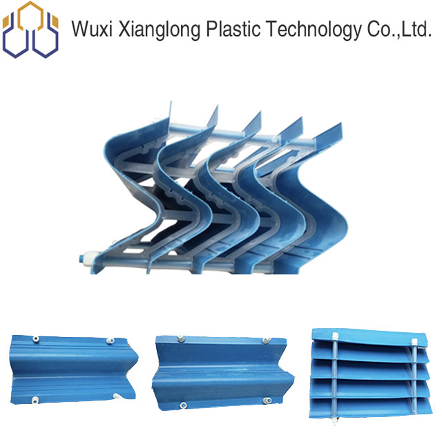 ใบมีด PVC Drift Eliminator รูปตัว S ประเภท Cooling Tower Drift Eliminator