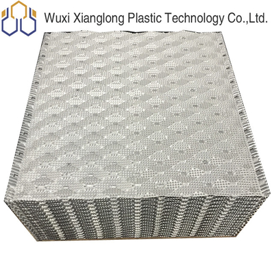 แผ่นพีวีซีรังผึ้งคูลลิ่งทาวเวอร์ฟิลเลอร์สื่อทดแทน 850mm 1000mm