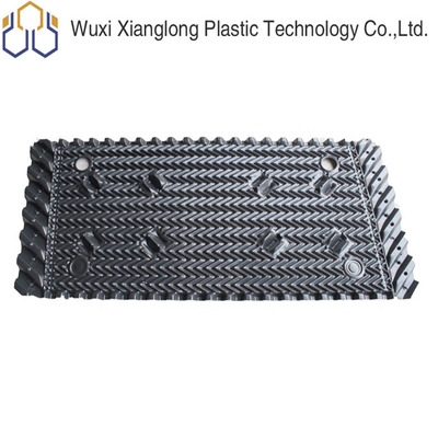 การจ่ายน้ำร้อน Cooling Tower Infill วัสดุ Cross Flow Media PVC Drift Eliminator