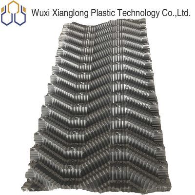Black Blue PVC Cooling Tower Fill Pack รังผึ้งเติม 500mm 0.32-0.6mm