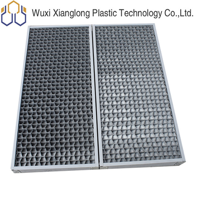 PVC CPVC Air Inlet Louvers 62mm 70mm Cooling Tower Louver สำหรับเครื่องกำจัดดริฟท์